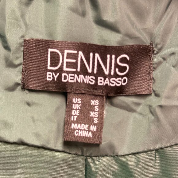 Dennis Basso Quilted Zip Front Poncho with Hood - Evergreen Size XS - Picture 8 of 11